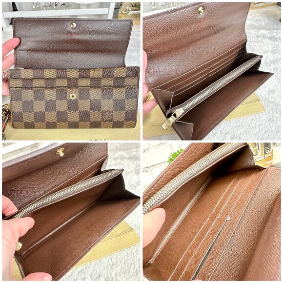 Louis Vuitton Damier Ebene Sarah Wallet or Crossbody - Picture 8 of 16